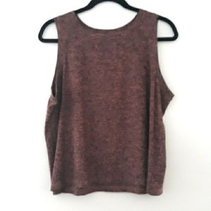 Beyond Yoga Heathered Cropped Tank Top